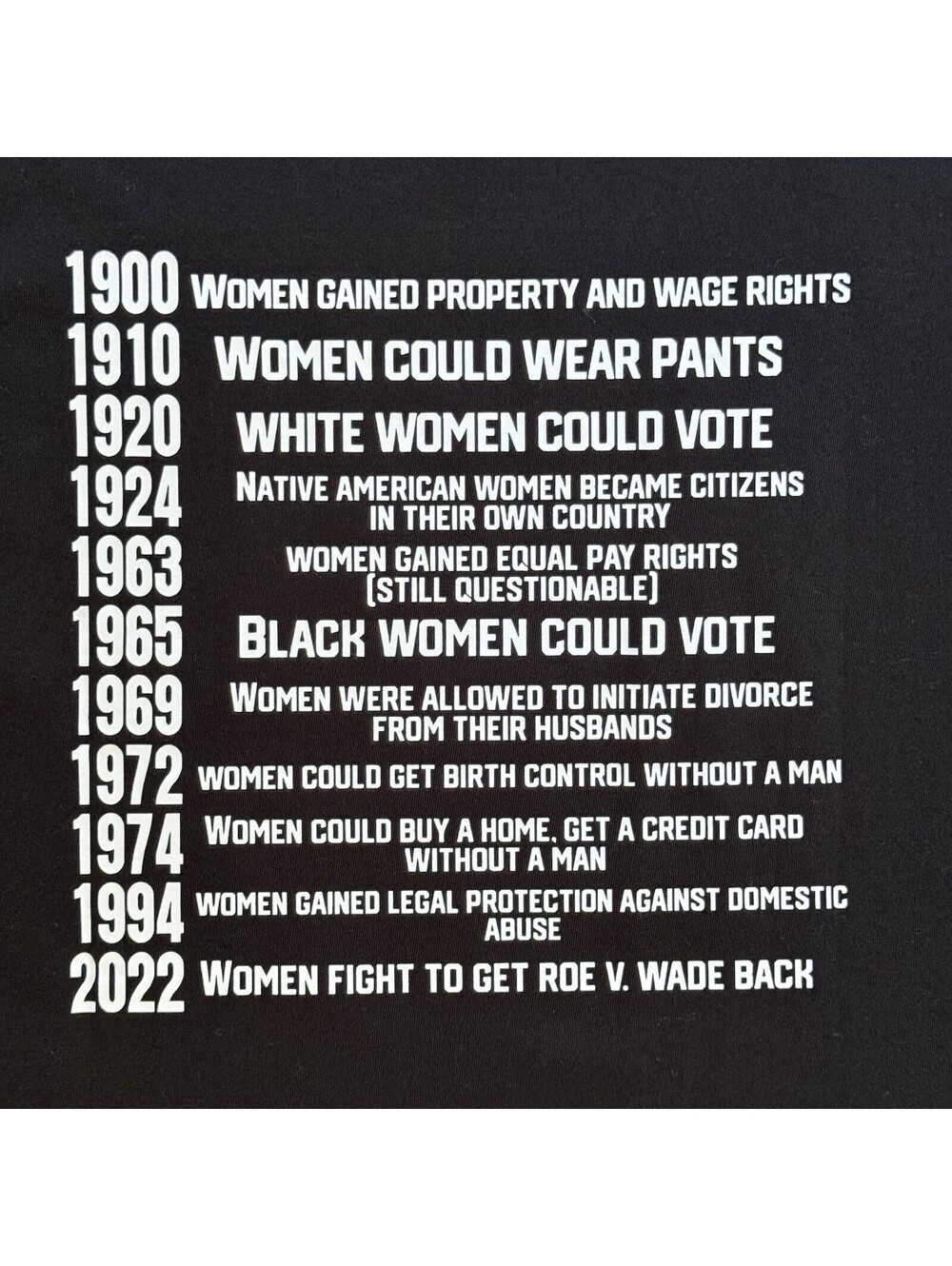 They Didn't Burn Witches They Burned Women Feminist Graphic Tee Black Large - Picture 4 of 9